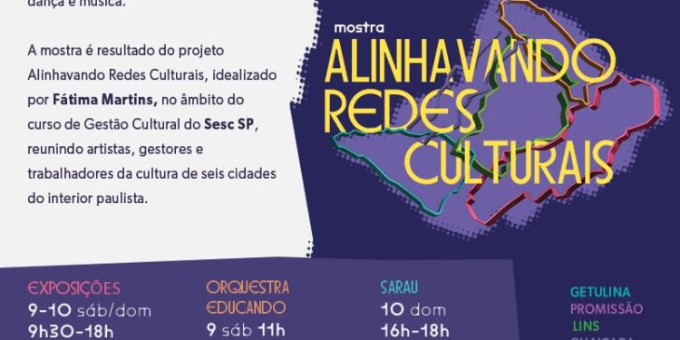 “Mostra Alinhavando Redes Culturais” apresenta o trabalho de 34 artistas das cidades de Lins, Getulina, Guaiçara, Sabino, Cafelândia, Promissão