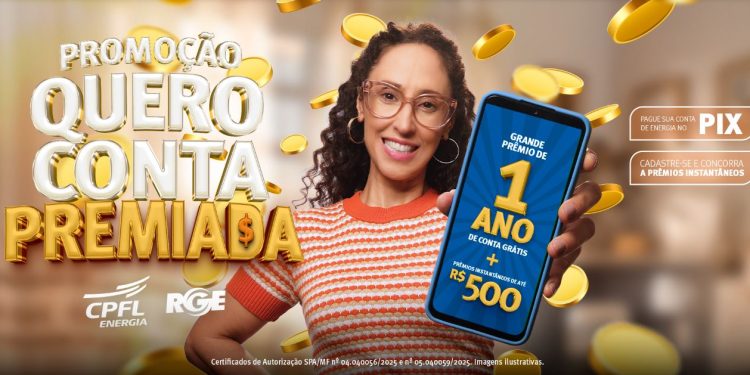 CPFL Energia sorteia um ano de conta de energia grátis para clientes que utilizam PIX para pagamento