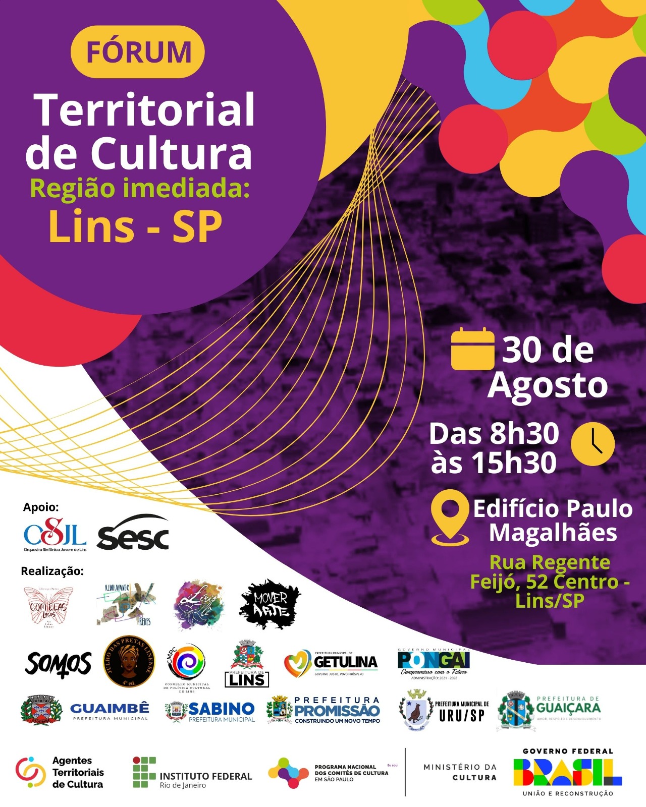 Fórum Territorial de Cultura da Região Imediata de Lins