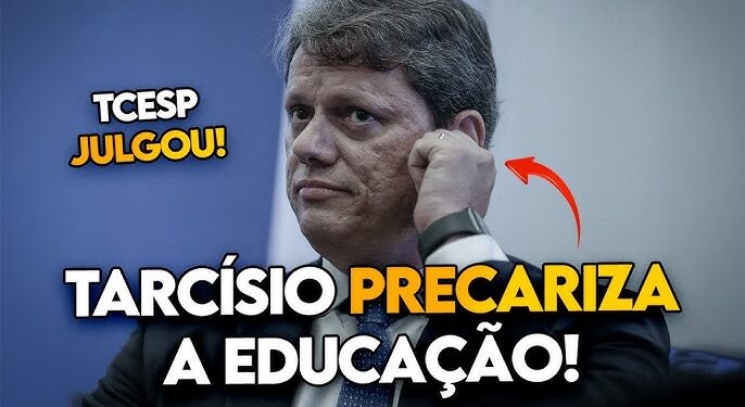 Ataques em série de Tarcísio contra a Educação. Artigo: Profª. Bebel – Deputada Estadual(PT-SP)