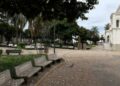 VAMOS FALAR SOBRE A CIDADE DE LINS? Praça Dom Bosco enfrenta problemas de sujeira causada por fezes de pássaros e falta de conservação