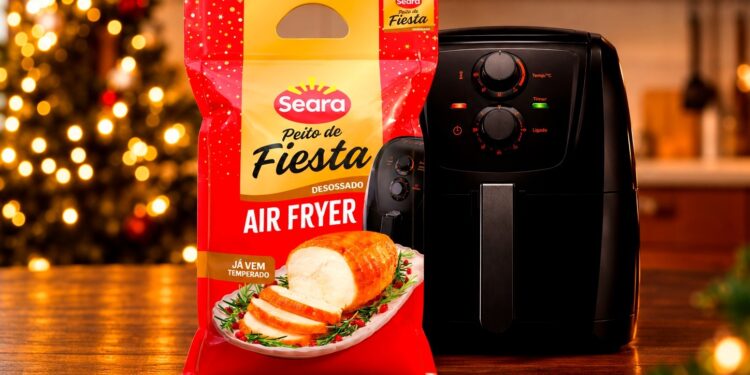 Seara leva ceia para air fryer e amplia opções para diferentes formas de celebrar o Natal